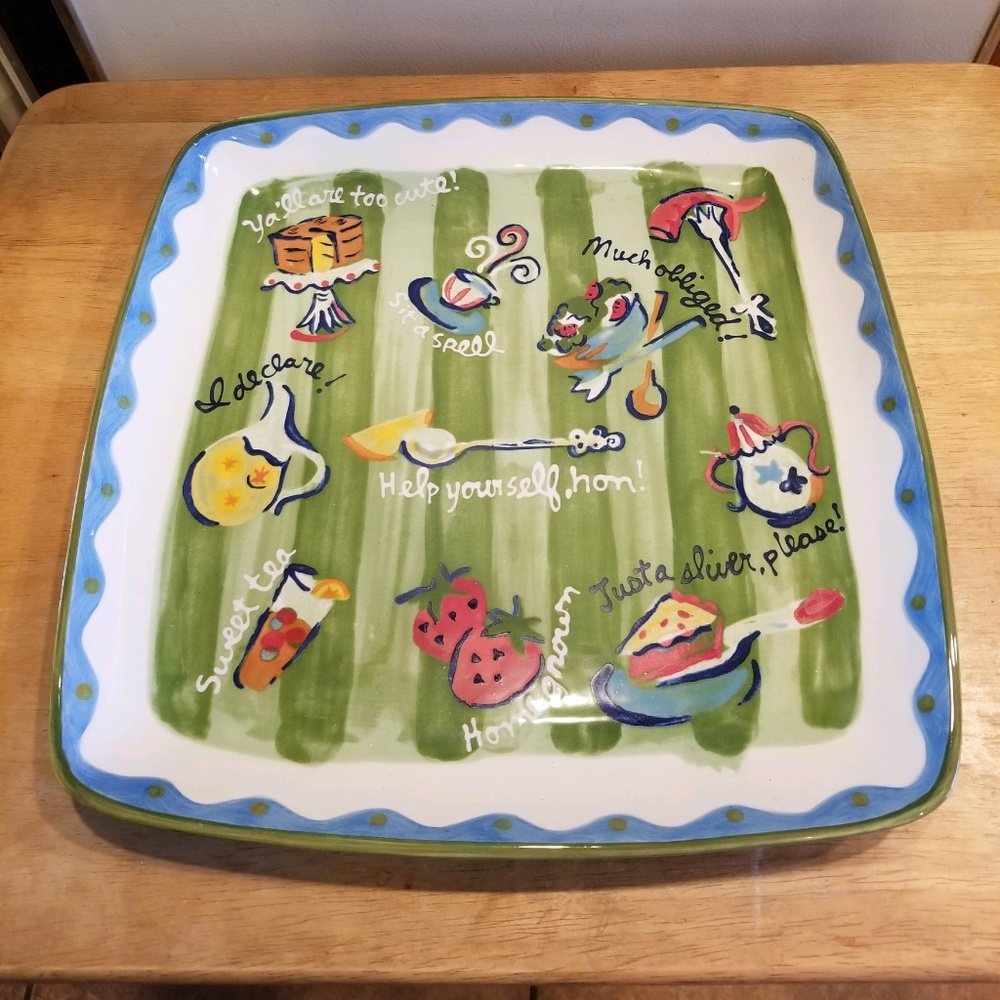 Becky Denny Square Serving Platter